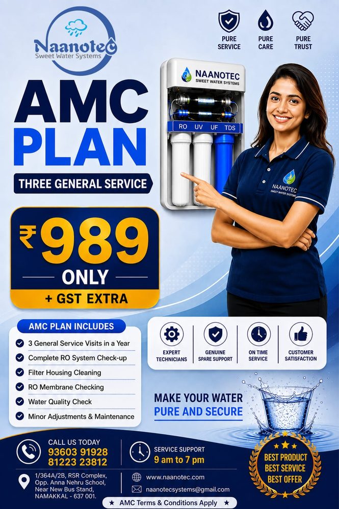AMC Plan - three general services for ₹989 only plus GST