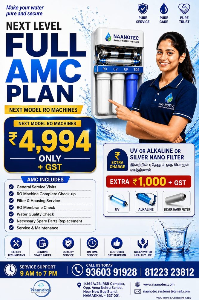 Next Level Full AMC Plan offer - ₹4,994 only, next model RO machine