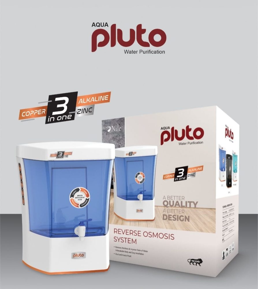 Aqua Pluto Water Purification RO system - White and Blue