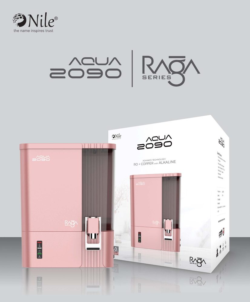 Aqua Raga 2090 Series RO water purifier - Pink