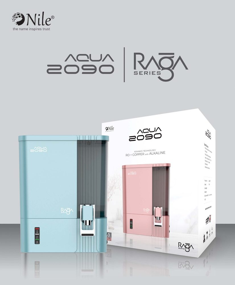 Aqua Raga 2090 Series RO water purifier - Sky Blue and Pink
