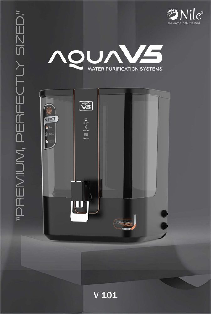 Aqua V5 Premium water purification system - Dark Grey, model V101