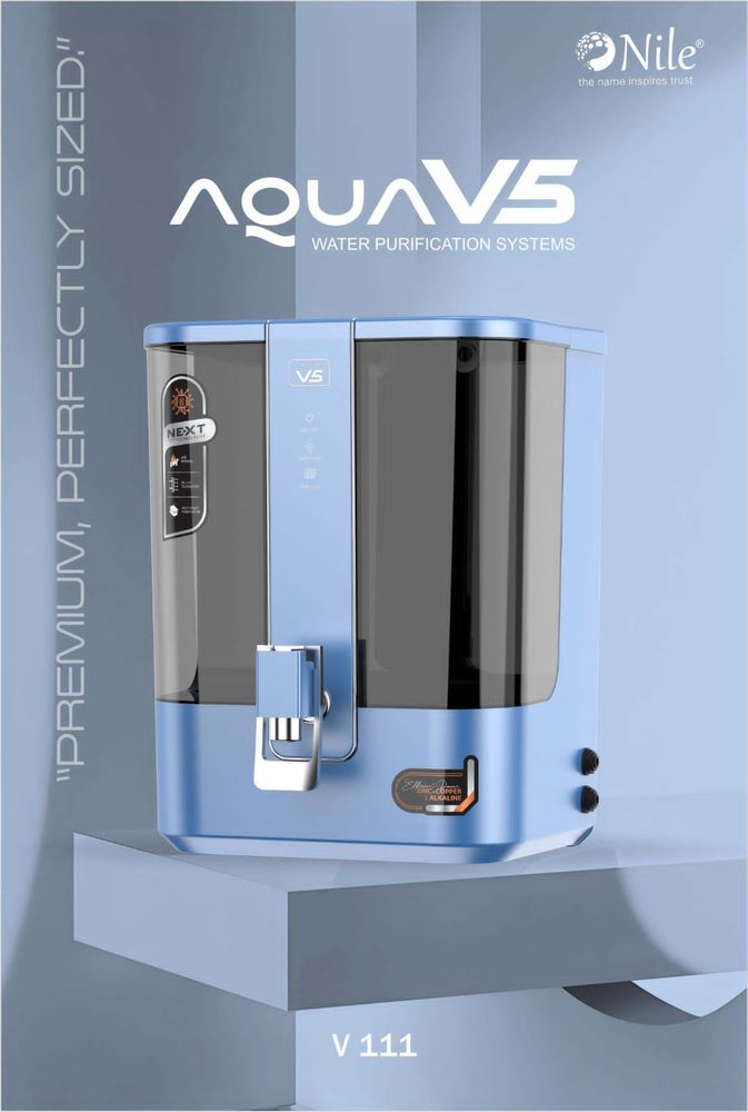 Aqua V5 Premium water purification system - Blue, model V111