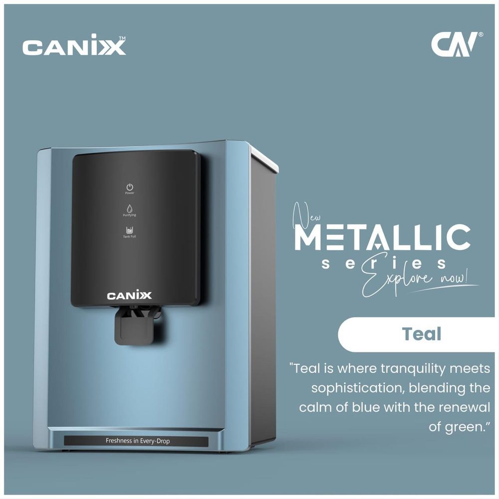 Canix Metallic Series RO water purifier - Teal